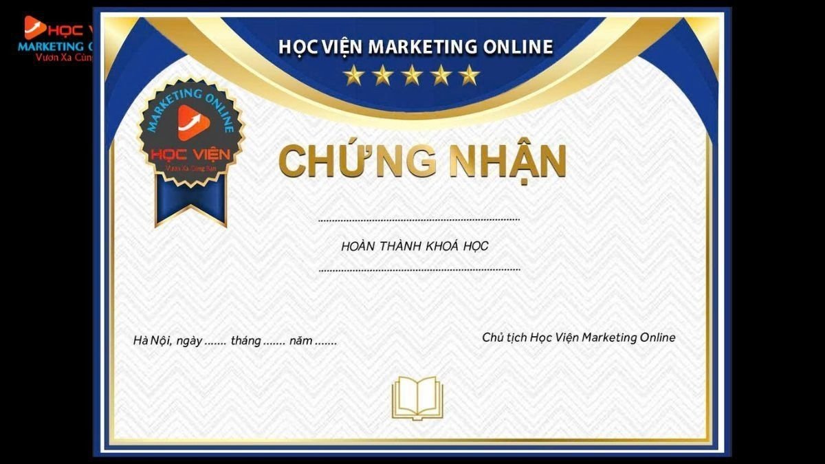 Chứng Nhận Sau Khóa Học AI In Office