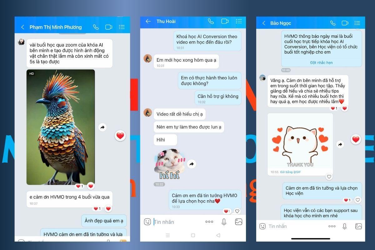 Feedback từ các học viên